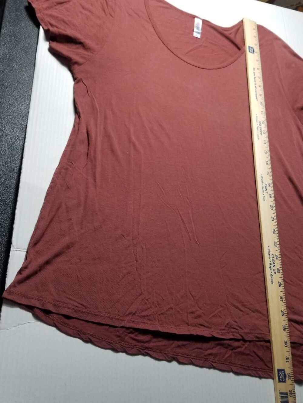 LULAROE WOMEN'S MAUVISH COLORED TUNIC BLOUSE SIZE 2XL - Picture 5 of 9